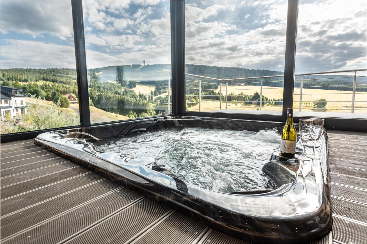 Wellness Villa Klinovec Views Лоучна-под-Кліновцем Екстер'єр фото