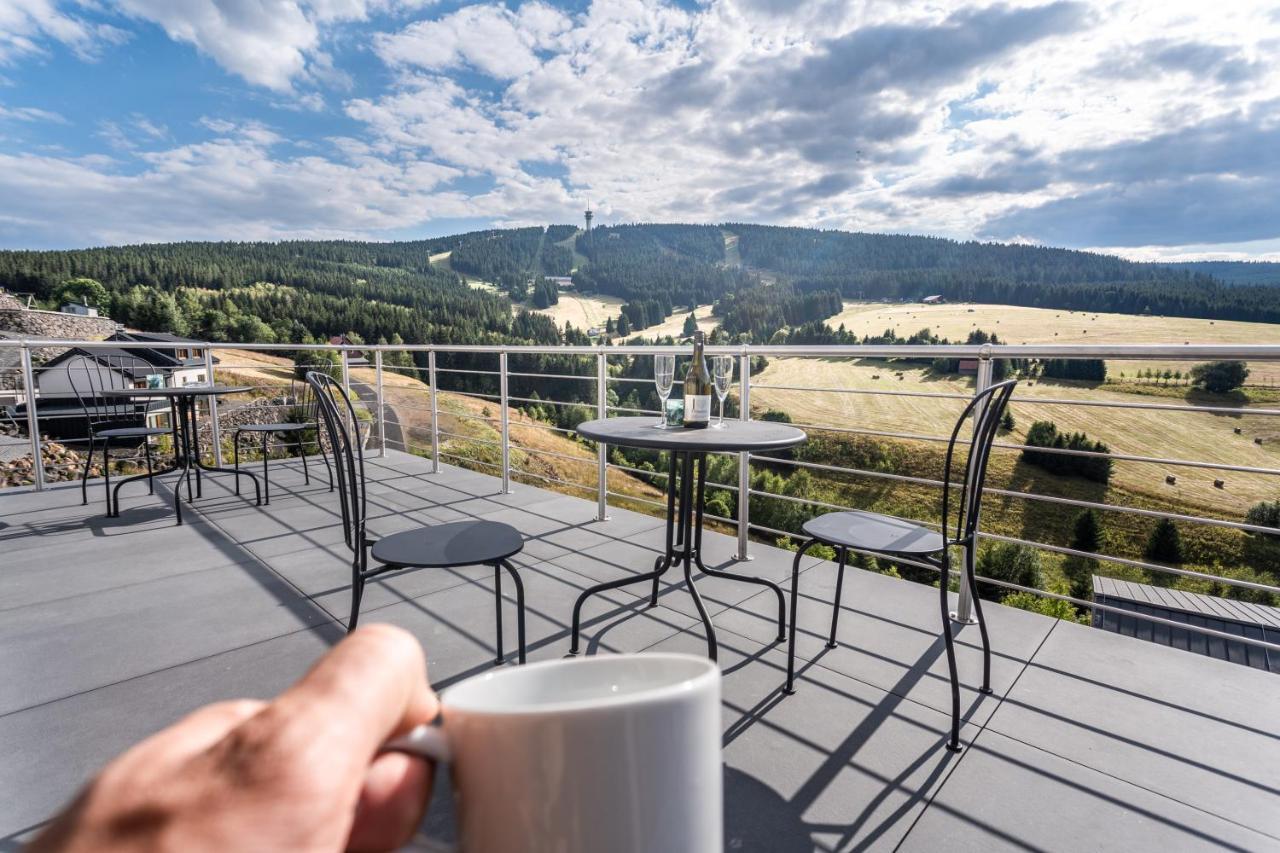 Wellness Villa Klinovec Views Лоучна-под-Кліновцем Екстер'єр фото